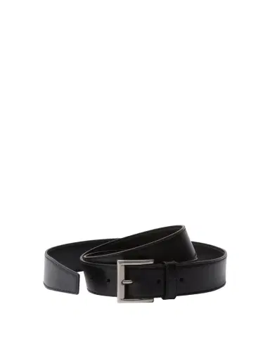 Prada Metal Buckle Calf Leather Belt | Thumbnail 1