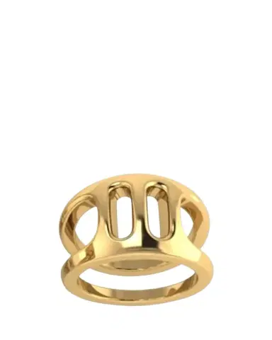Hoorsenbuhs 18K Yellow Gold Phantom III Ring | Thumbnail 1