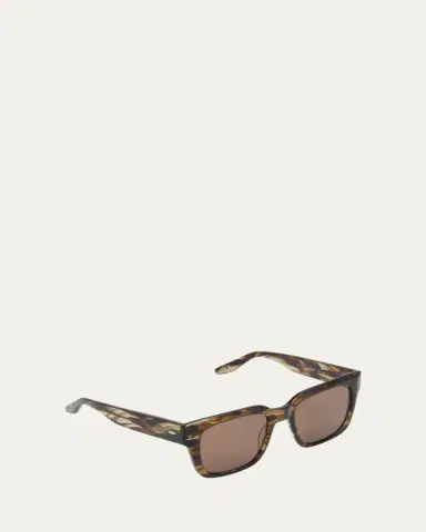 Barton Perreira Men's Zander Plastic Rectangle Sunglasses | Thumbnail 3 Barton Perreira Men's Zander Plastic Rectangle Sunglasses | Thumbnail 3