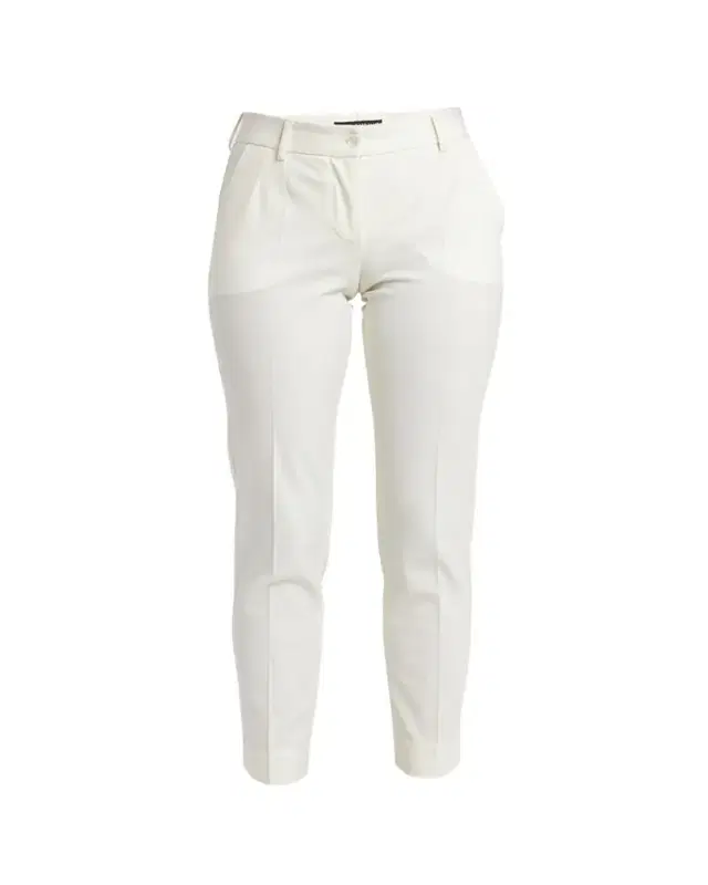 Straight Wool Stretch Pants