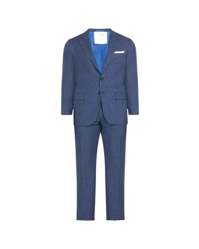 Men's Mini-Houndstooth Wool Suit