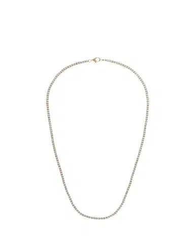 Lana 14K Gold Diamond Tennis Necklace, 15"L | Thumbnail 1