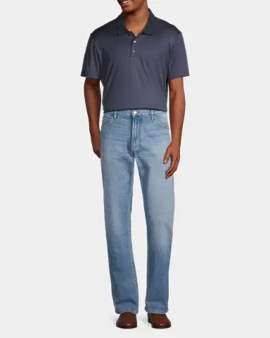 Giorgio Armani Men's Luxe Jersey Polo Shirt | Thumbnail 2 Giorgio Armani Men's Luxe Jersey Polo Shirt | Thumbnail 2