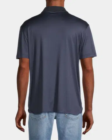 Giorgio Armani Men's Luxe Jersey Polo Shirt | Thumbnail 3 Giorgio Armani Men's Luxe Jersey Polo Shirt | Thumbnail 3