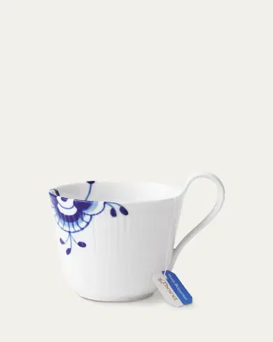 Royal Copenhagen Blue Fluted Mega High-Handle Cup, 11 oz. | Thumbnail 3