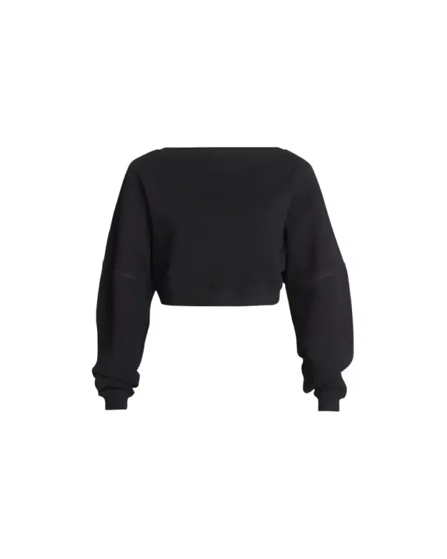 Cropped Cotton Sweatshirt