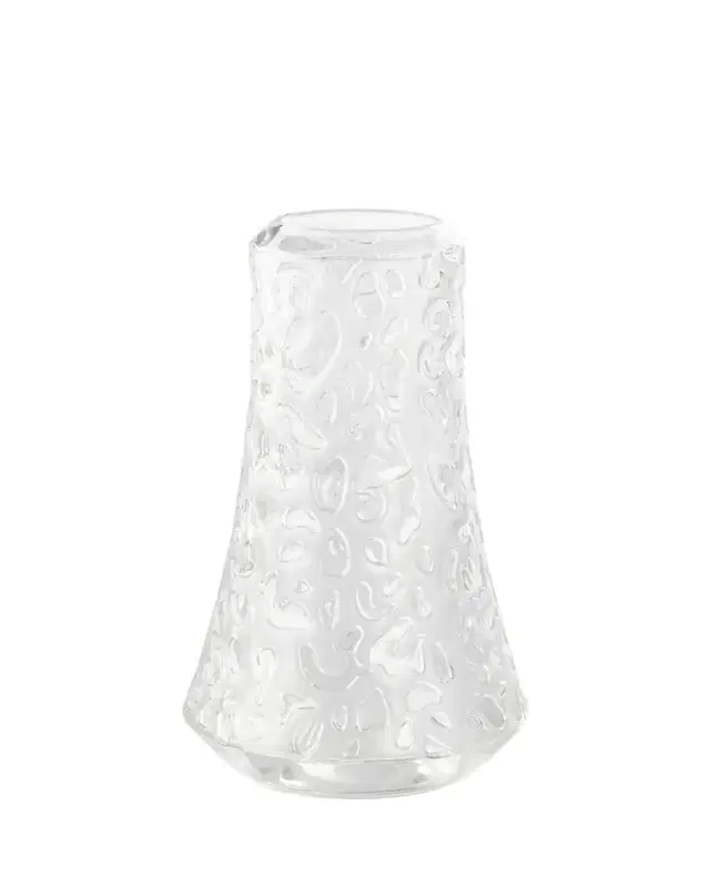 Lalique Panther Vase, Clear