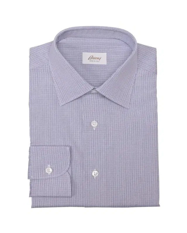 Men's Cotton Multi-Stripe Dress Shirt