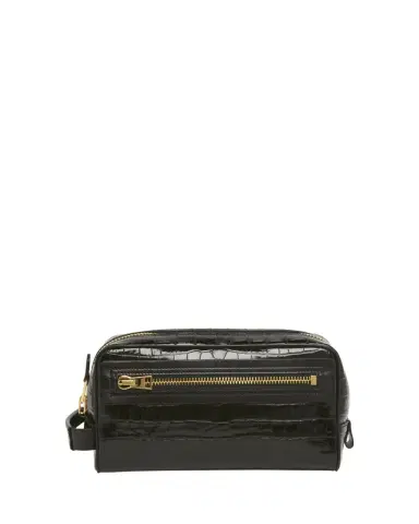 TOM FORD Men's Crocodile-Print Leather Toiletry Case | Thumbnail 1 TOM FORD Men's Crocodile-Print Leather Toiletry Case | Thumbnail 1