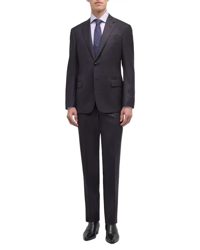 Men 's Micro-Textured Wool Classic Fit Suit