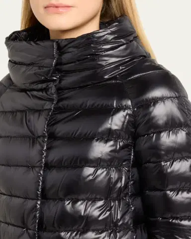 HERNO Iconico Piumino Sofia Water-Resistant Nylon Ultralight Puffer Jacket | Thumbnail 5