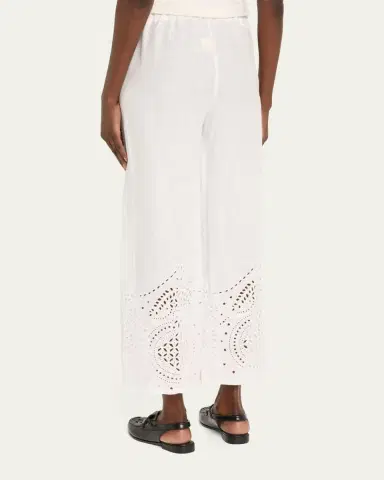 BODE Belvoir Broderie Anglaise Lace Pants | Thumbnail 3