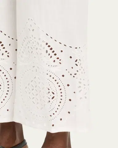 BODE Belvoir Broderie Anglaise Lace Pants | Thumbnail 5