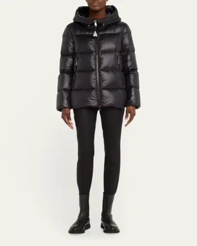 Moncler Seritte A-Line Short Down Jacket | Thumbnail 2 Moncler Seritte A-Line Short Down Jacket | Thumbnail 2