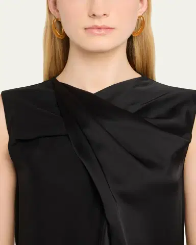 Oscar de la Renta O Disc Hoop Earrings | Thumbnail 2