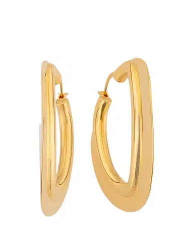 Oscar de la Renta O Disc Hoop Earrings | Thumbnail 1
