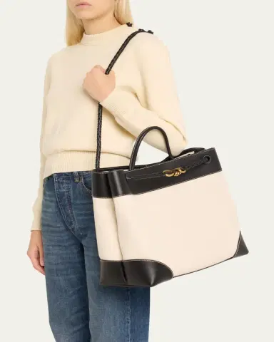 Bottega Veneta Andiamo Large Canvas Tote Bag | Thumbnail 2 Bottega Veneta Andiamo Large Canvas Tote Bag | Thumbnail 2
