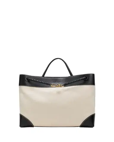 Bottega Veneta Andiamo Large Canvas Tote Bag | Thumbnail 1 Bottega Veneta Andiamo Large Canvas Tote Bag | Thumbnail 1