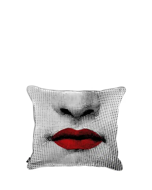 FORNASETTI Kiss Cushion, 20" Square