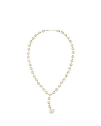 Lana 14K Yellow Gold Mega Pave Diamond Flatman Lariat Necklace | Thumbnail 1
