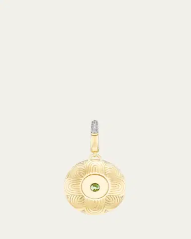 Harwell Godfrey 18K Yellow Gold Press for Champagne Charm with Diamonds and Tourmaline | Thumbnail 2 Harwell Godfrey 18K Yellow Gold Press for Champagne Charm with Diamonds and Tourmaline | Thumbnail 2