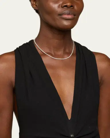 Sydney Evan New Diamond Tennis Necklace | Thumbnail 2