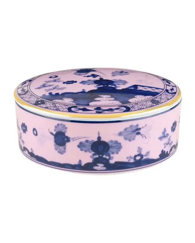 Ginori 1735 Oriente Italiano Round Box with Cover