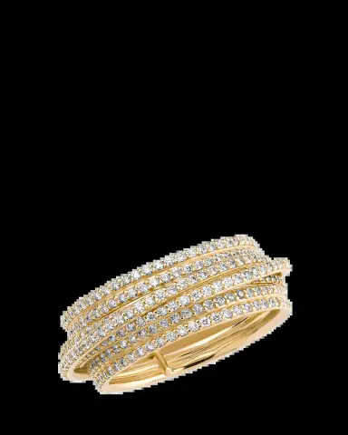 Lana 14K Yellow Gold Flawless Kinetic Diamond Ring | Thumbnail 2