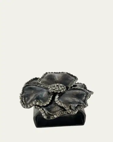 Nomi K Embellished Flower Napkin Rings, Set of 4 | Thumbnail 2 Nomi K Embellished Flower Napkin Rings, Set of 4 | Thumbnail 2