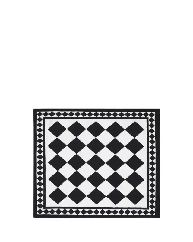 SUMMERILL & BISHOP x Claridge's Black Check Napkin
