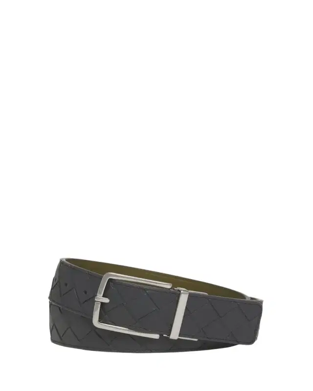Men 's Reversible Intrecciato Leather Belt