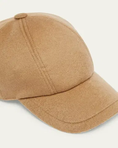 Max Mara Obliqua Cashmere & Leather Newsboy Cap | Thumbnail 2