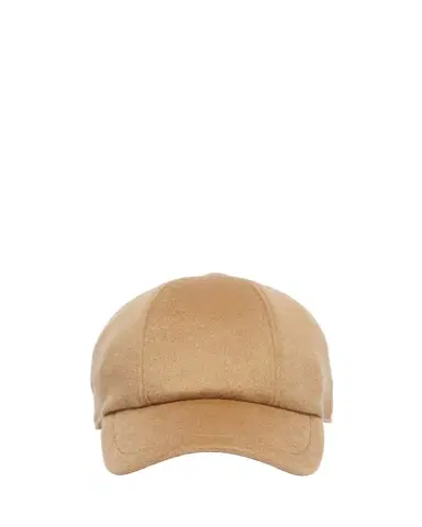 Max Mara Obliqua Cashmere & Leather Newsboy Cap | Thumbnail 1