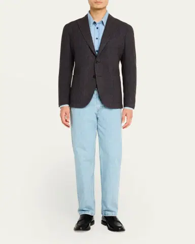 Boglioli Men's Melange Wool Sport Coat | Thumbnail 2 Boglioli Men's Melange Wool Sport Coat | Thumbnail 2