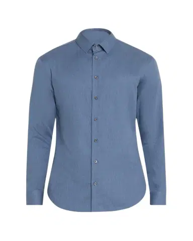 Giorgio Armani Men's Tonal Chevron Sport Shirt | Thumbnail 1 Giorgio Armani Men's Tonal Chevron Sport Shirt | Thumbnail 1