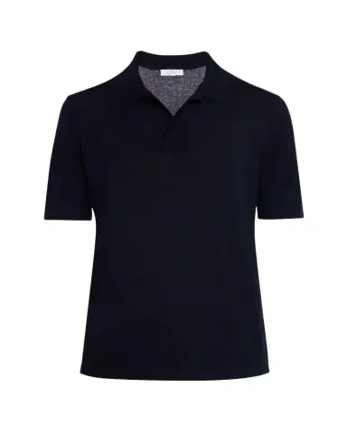 Gabriela Hearst Men's Stendhal Cashmere Knit Polo Shirt | Thumbnail 1 Gabriela Hearst Men's Stendhal Cashmere Knit Polo Shirt | Thumbnail 1