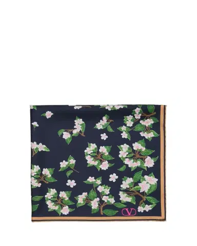 Valentino Garavani Floral-Print Silk Scarf | Thumbnail 1