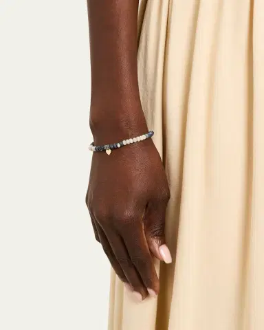 Sydney Evan Opal and 14K Gold Tiny Pure Heart Charm Bracelet | Thumbnail 2 Sydney Evan Opal and 14K Gold Tiny Pure Heart Charm Bracelet | Thumbnail 2