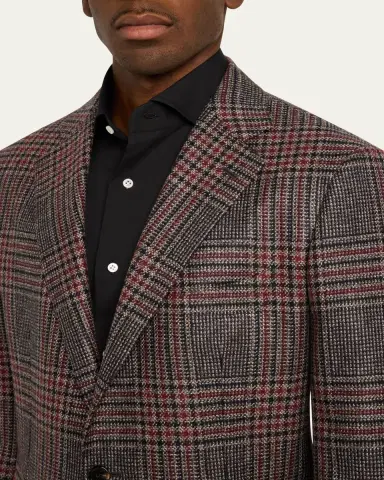 Cesare Attolini Men's Melange Cashmere Twill Sport Coat | Thumbnail 5 Cesare Attolini Men's Melange Cashmere Twill Sport Coat | Thumbnail 5