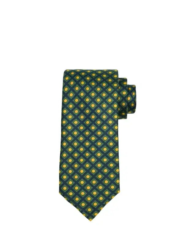 Men's Limited Edition Geometric Silk Tie