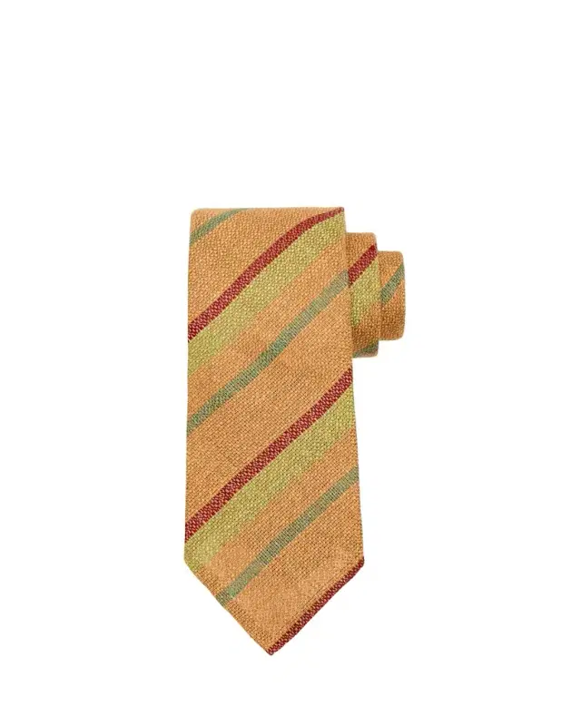 Men's Limited Edition Linen Multi-Stripe Tie
