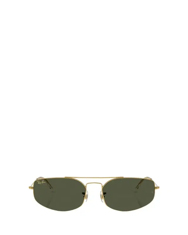 Ray-Ban RB3845 Irregular Shaped Metal Sunglasses