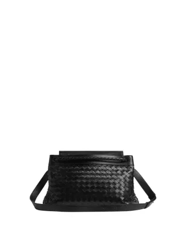 Bottega Veneta Men's Andiamo Medium Intrecciato Leather Messenger Bag | Thumbnail 1