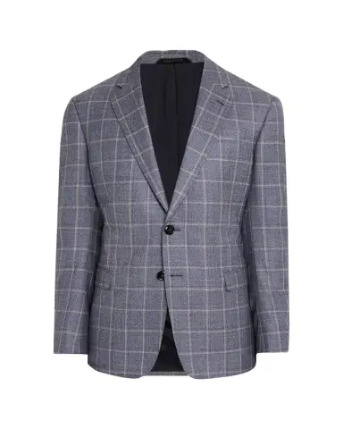 Giorgio Armani Men's Windowpane Sport Coat | Thumbnail 1 Giorgio Armani Men's Windowpane Sport Coat | Thumbnail 1