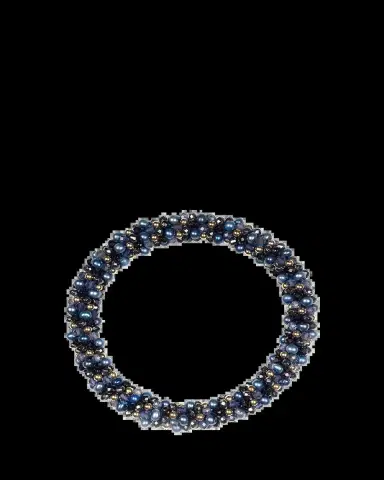 Meredith Frederick 14K Yellow Gold, Iolite, Garnet, and Freshwater Pearl Bead Bracelet | Thumbnail 2