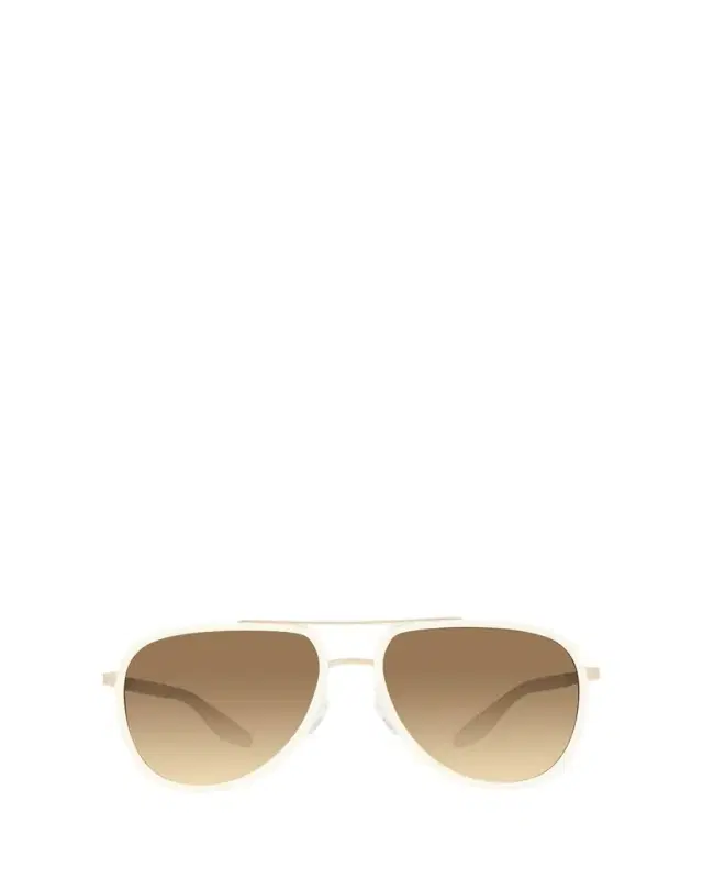 Barton Perreira Men's Cani Zyl and Titanium Aviator Sunglasses