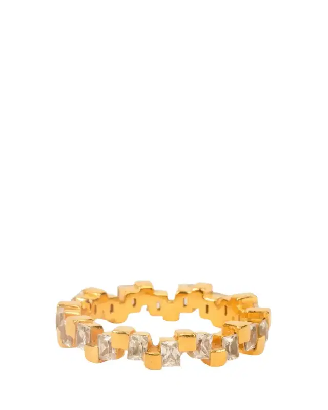 Gwen Beloti Block Stone Eternity Ring