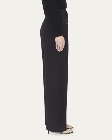 Alaïa Rounded Leg Wool Trousers | Thumbnail 4