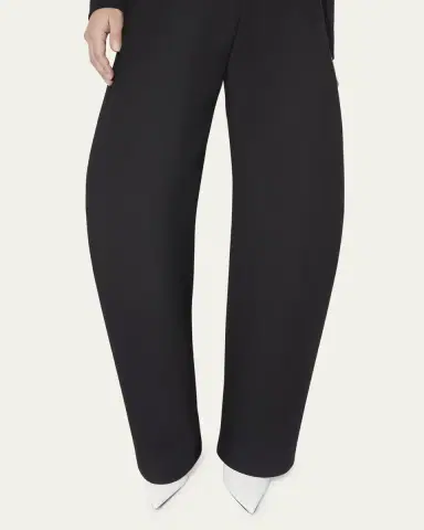 Alaïa Rounded Leg Wool Trousers | Thumbnail 5
