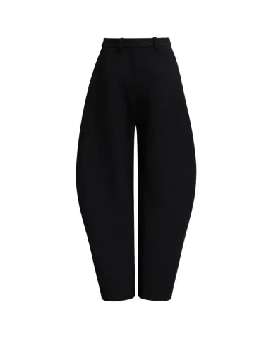 Alaïa Rounded Leg Wool Trousers | Thumbnail 1